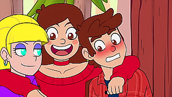 Gravity Falls'In Yetişkin Çizgi Film Parodisinde Lezbiyen Seks Ve Arkadan Yer Alıyor