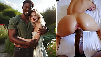 My Blonde Wife'S Passionate Encounter With Her New Lover, Negao Gifted, Captured In 3d And Creampie