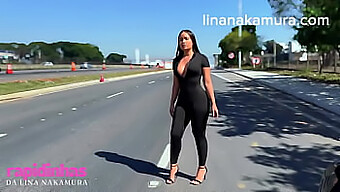 Asiatiske Tenåringen Lina Nakamura Gir En Blowjob Og Har Ubeskyttet Sex Med Lastebilsjåføren Negão På Motorveien